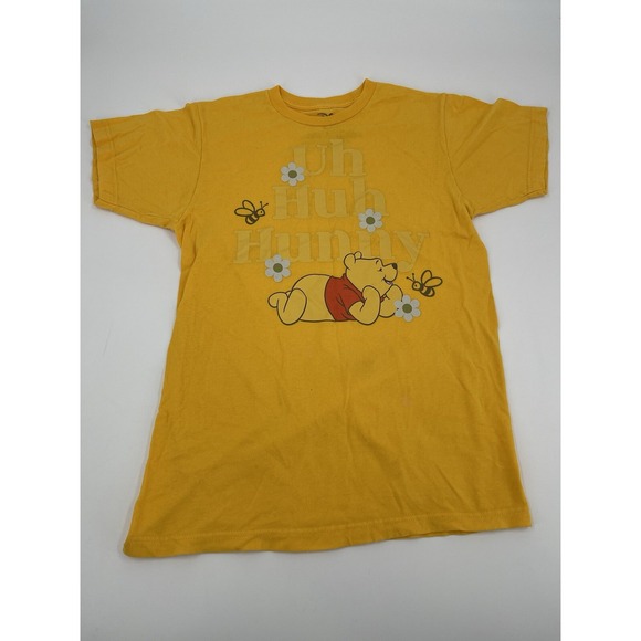 Disney Tops - Disney Size M‎ Women's Yellow Crew Neck Winnie The Pooh T-Shirt
